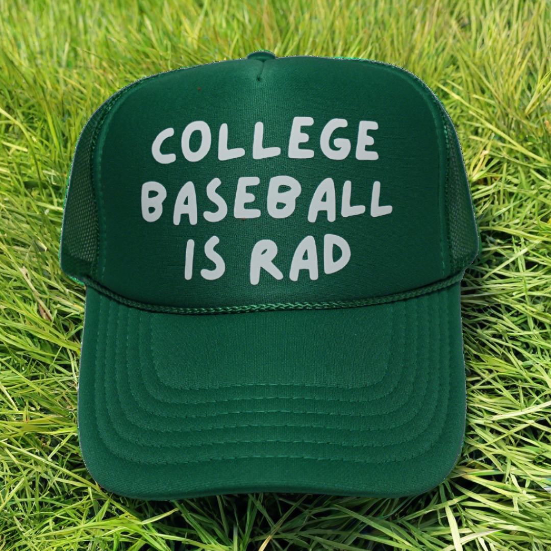 College Baseball Is Rad Trucker Hat