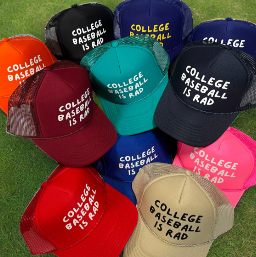 College Baseball Is Rad Trucker Hat