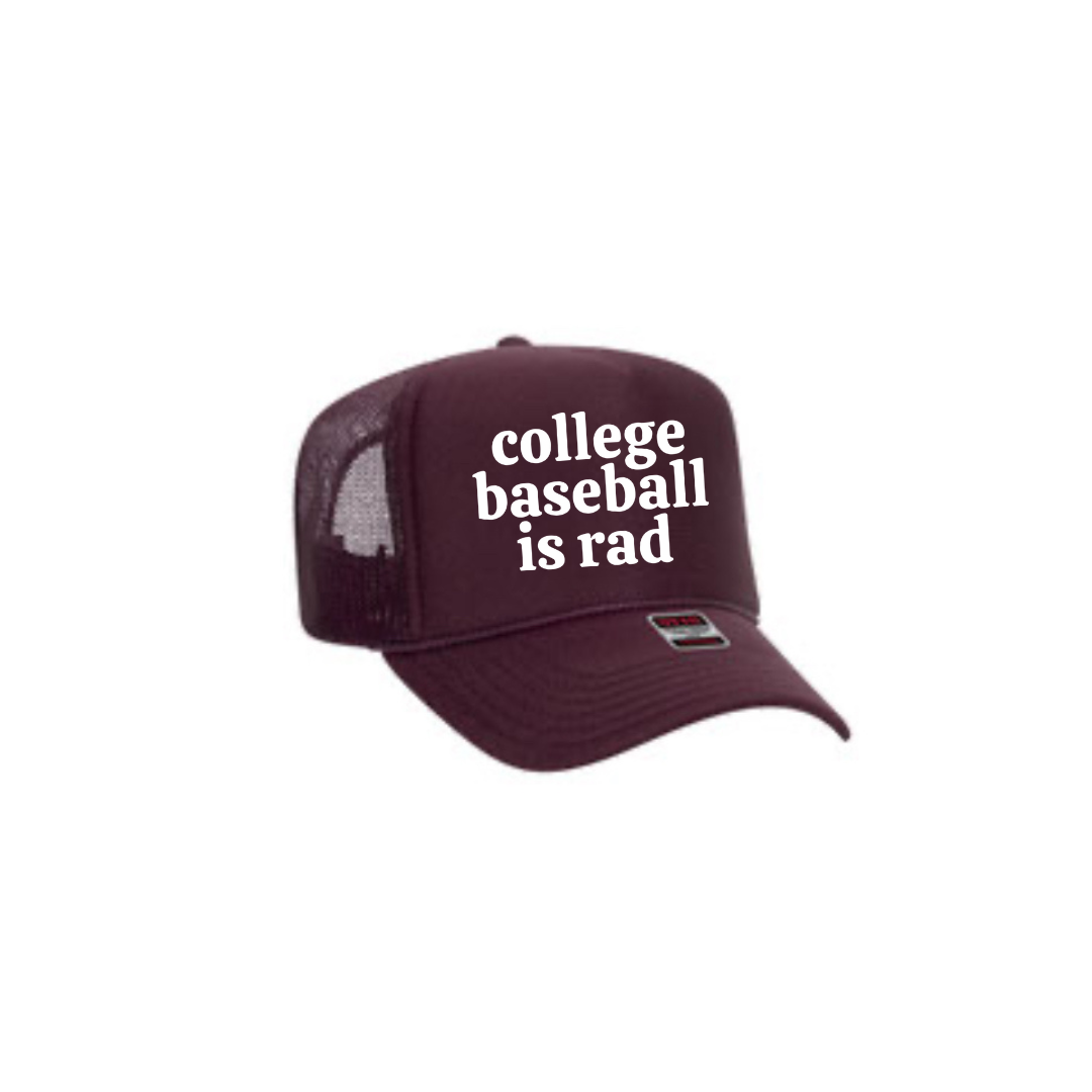 College Baseball is Rad Foam Trucker 2.0